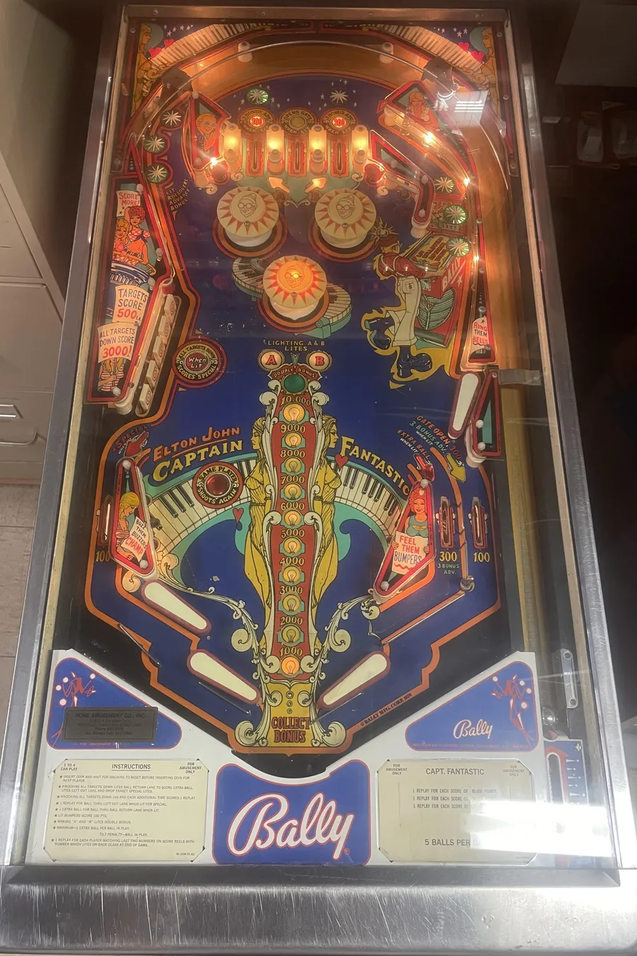 Captain Fantastic, Spielfeld