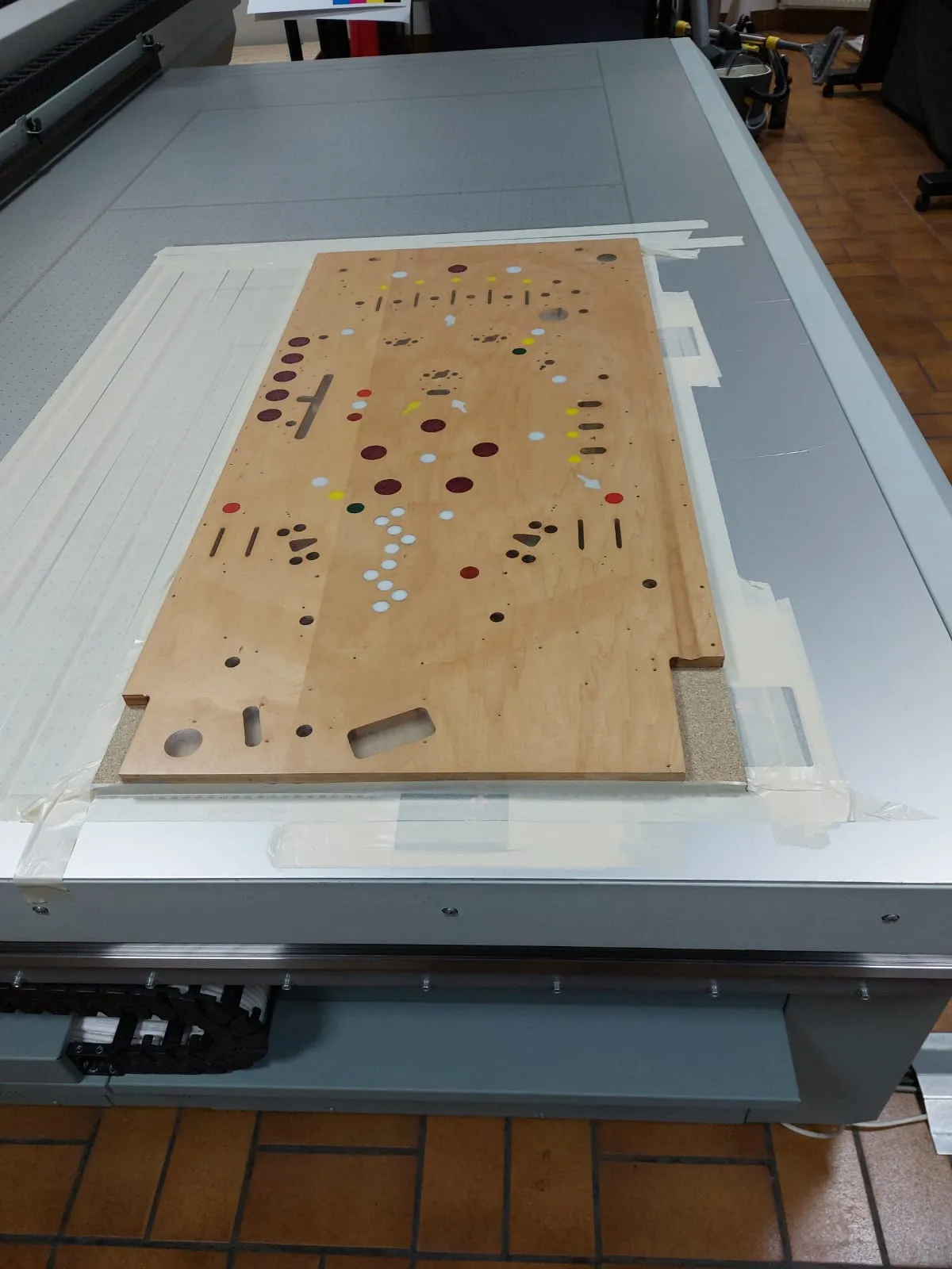 Auf dem Drucker