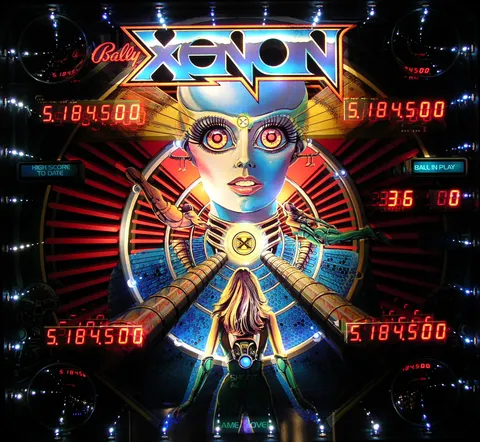 Xenon, Backglas